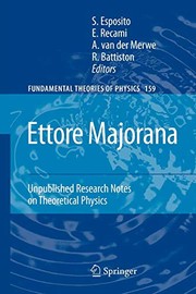 Front cover of Ettore Majorana by Salvatore Esposito