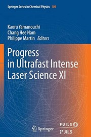 Front cover of Progress in Ultrafast Intense Laser Science XI by Kaoru Yamanouchi