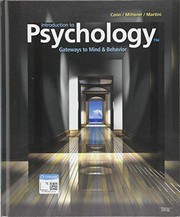Front cover of Introduction to psychology by Dennis Coon
