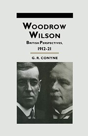 Front cover of Woodrow Wilson by G. R. Conyne