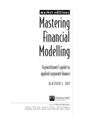 Cover of Mastering financial modelling by Alastair L. Day