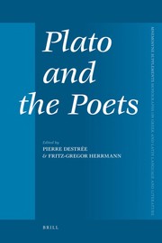Front cover of Plato and the poets by Pierre Destrée