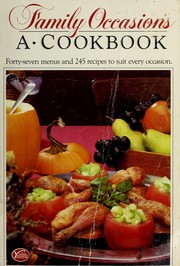 Front cover of Family Occasions by Yankee Books