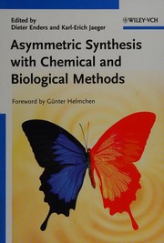 Front cover of Asymmetric synthesis with chemical and biological methods by Dieter Enders