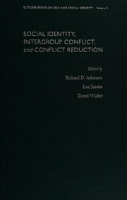 Front cover of Social identity, intergroup conflict, and conflict reduction by Richard D. Ashmore