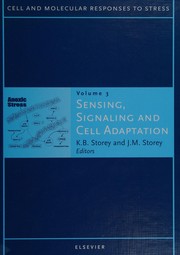 Cover of Sensing, signaling and cell adaptation by K. B. Storey