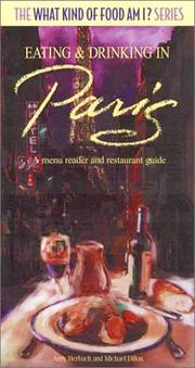 Front cover of Eating and Drinking in Paris by Andy Herbach