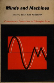 Cover of Minds and machines by Alan Ross Anderson