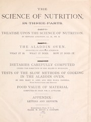 Front cover of The science of nutrition by Atkinson, Edward