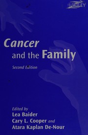 Front cover of Cancer and the family by Cary L. Cooper
