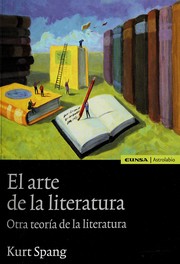 Cover of El arte en la literatura by Kurt Spang