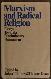 Front cover of Marxism and radical religion by John C. Raines