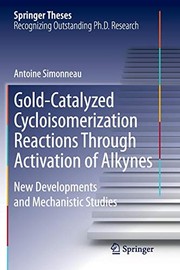 Front cover of Gold-Catalyzed Cycloisomerization Reactions Through Activation of Alkynes by Antoine Simonneau
