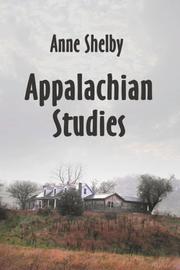 Cover of Appalachian Studies by Anne Shelby