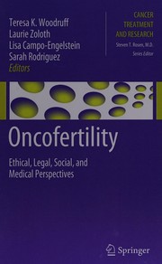 Cover of Oncofertility by Teresa K. Woodruff