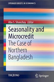 Front cover of Seasonality and Microcredit by Abu S. Shonchoy