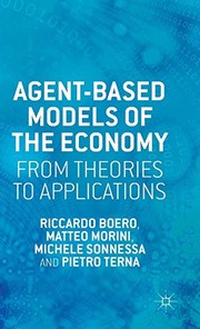Front cover of Agent-based Models of the Economy by R. Boero