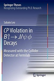 Front cover of CP Violation in {B_s}^0 -> J/psi.phi Decays by Sabato Leo