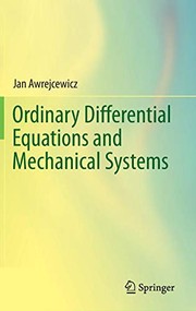Front cover of Ordinary Differential Equations and Mechanical Systems by Jan Awrejcewicz
