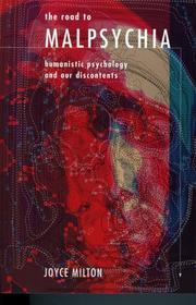 Front cover of The Road to Malpsychia by Joyce Milton