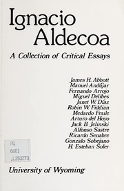 Cover of Ignacio Aldecoa by Ricardo Landeira