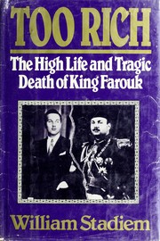 Cover of Too Rich by William Stadiem
