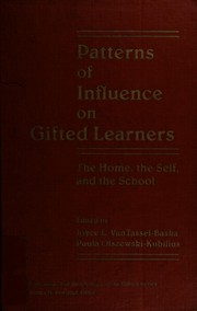 Front cover of Patterns of influence on gifted learners by Paula Olszewski-Kubilius
