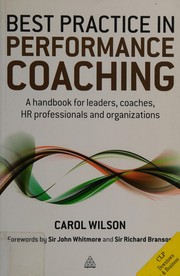Cover of Best Practice in Performance Coaching by Carol Wilson