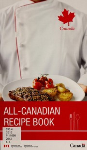 Front cover of All-Canadian recipe book by Canada. Agriculture and Agri-Food Canada