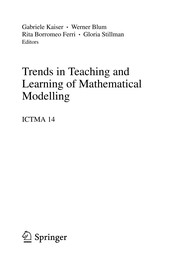 Front cover of Trends in Teaching and Learning of Mathematical Modelling by Gabriele Kaiser