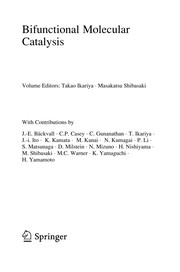 Cover of Bifunctional Molecular Catalysis by Takao Ikariya