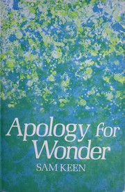 Cover of Apology for wonder by Sam Keen