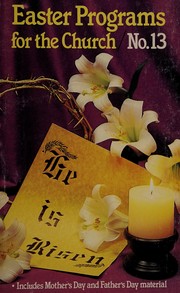 Front cover of Easter programs for the church by Pat Fittro