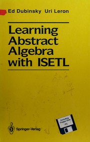 Cover of Learning abstract algebra with ISETL by Ed Dubinsky