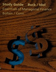 Front cover of Stu Gde Ess Managl Fin by Bolton