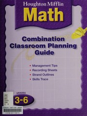 Cover of Houghton Mifflin math grade 3 by Unknown