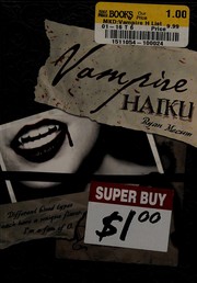 Cover of Vampire haiku by Ryan Mecum