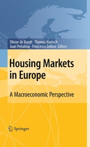 Cover of Housing markets in Europe by Olivier de Bandt