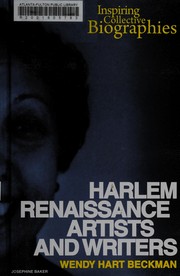 Front cover of Harlem Renaissance artists and writers by Wendy Hart Beckman