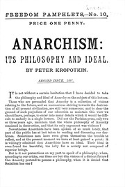 Cover of Anarchism by Peter Kropotkin