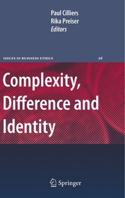 Cover of Complexity, Difference and Identity by Paul Cilliers
