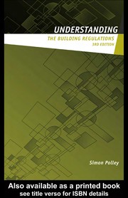 Cover of Understanding the Building Regulations by Simon Polley