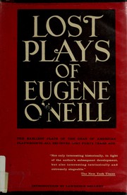 Cover of Lost plays by Eugene O'Neill