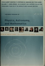 Front cover of The World treasury of physics, astronomy, and mathematics by Unknown