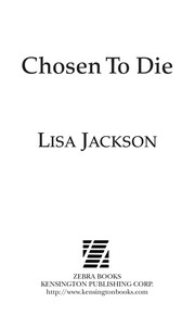 Front cover of Chosen to die by Lisa Jackson
