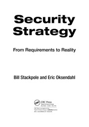 Cover of Security strategy by Bill Stackpole