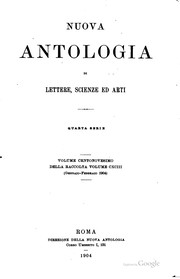 Front cover of Nuova antologia by Francesco Protonotari