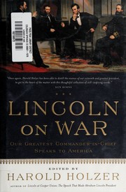 Front cover of Lincoln on war by Abraham Lincoln
