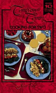 Front cover of Cooking for Two (Company's Coming) by Jean Pare