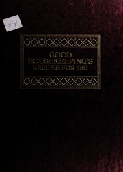 Front cover of Good housekeeping's recipes for 1981 by Good Housekeeping Staff